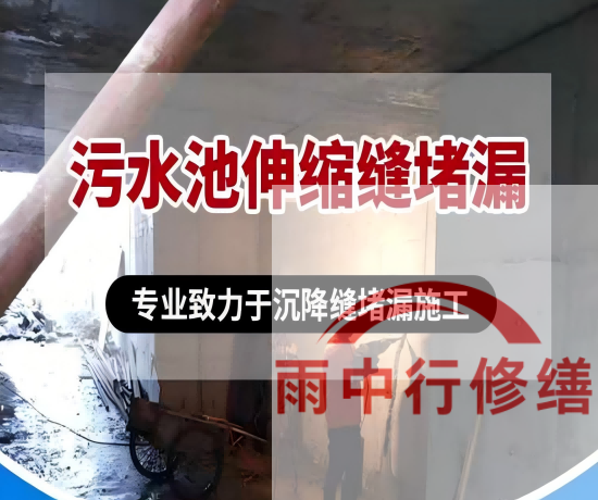 武清某污水处理厂钢筋混凝土池堵漏案例